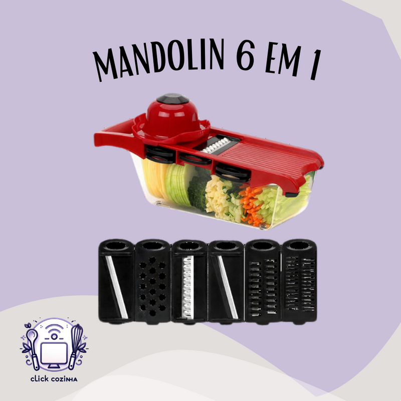 Mandolin 6 em 1 Kitchen+
